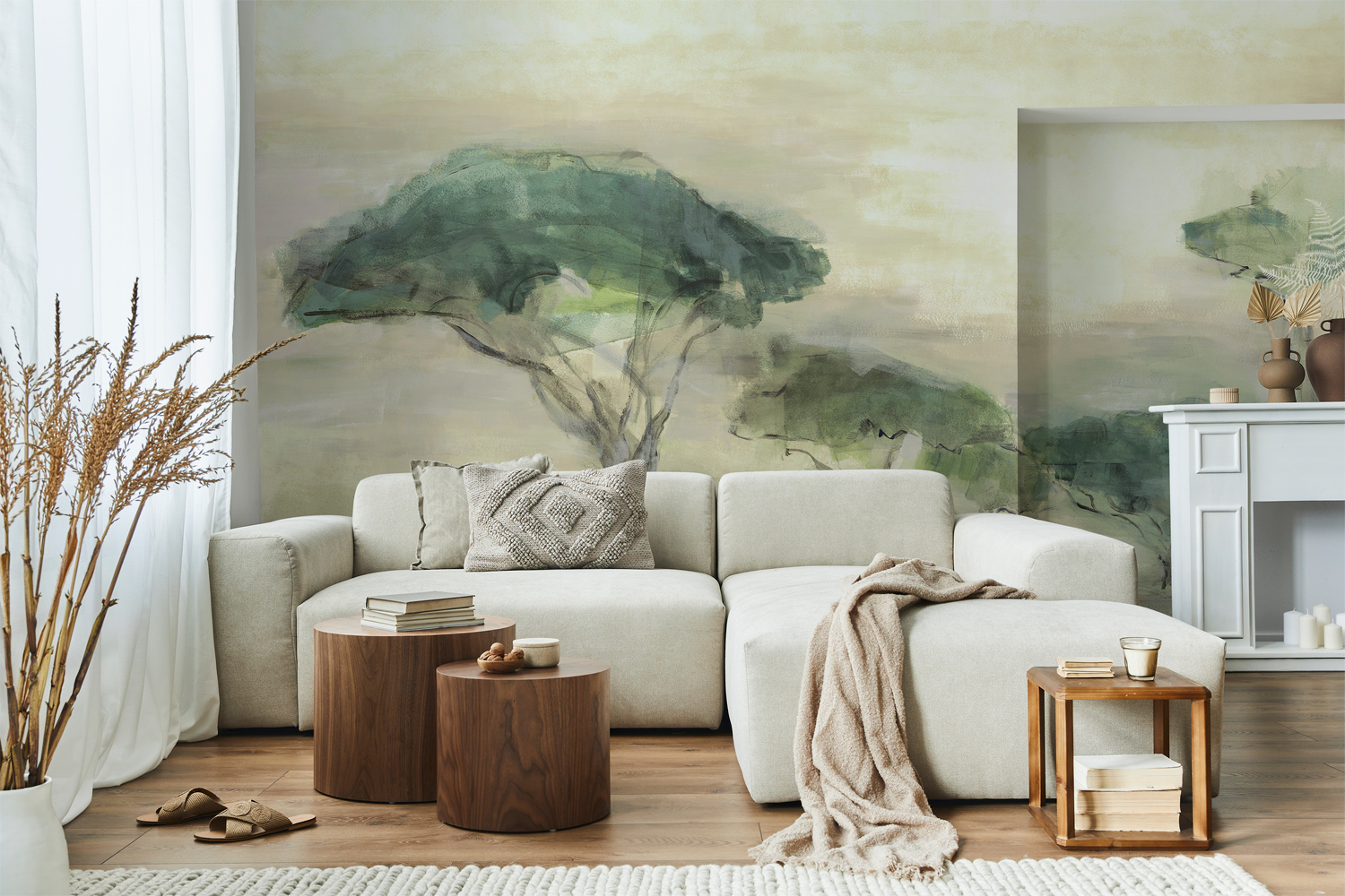 Wandbild Serengueti - Menta