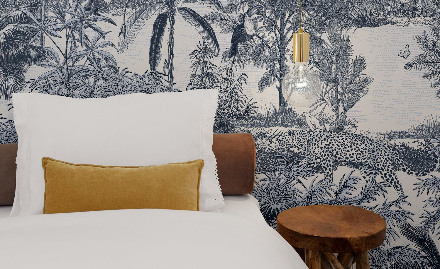 Wandbild Amazon Panthere Bleu - 1.5m