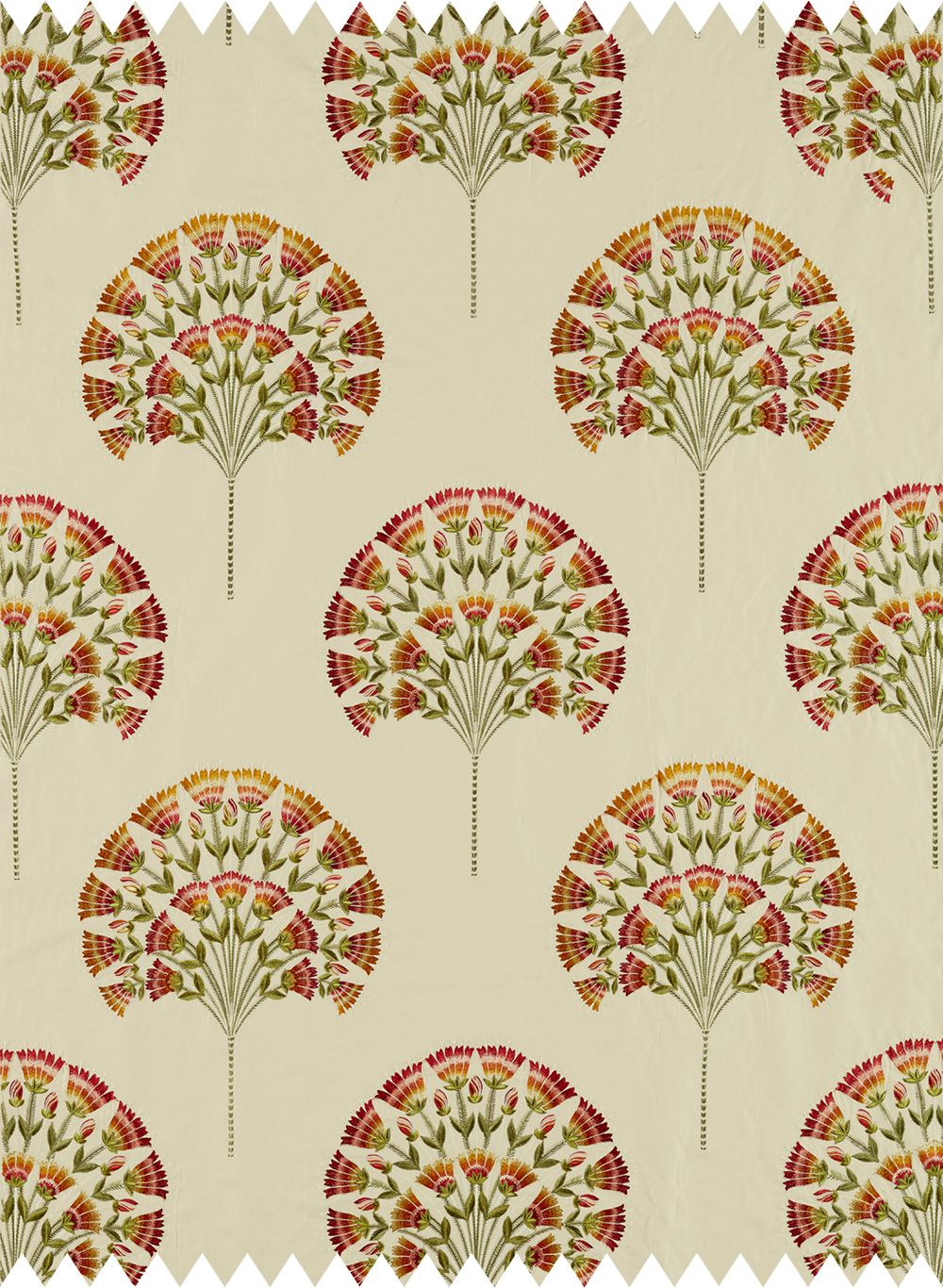 Stoff Wild Tulip - Amber/ Cream