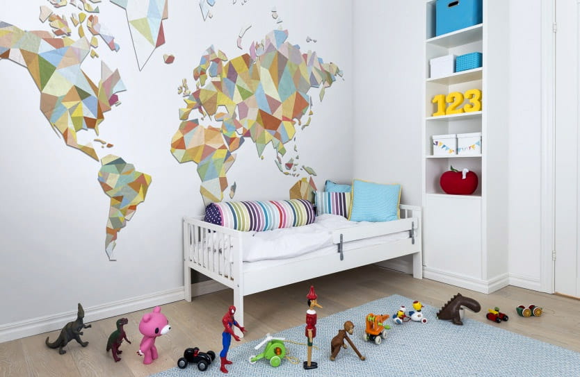 Wandbild Triangle Land
