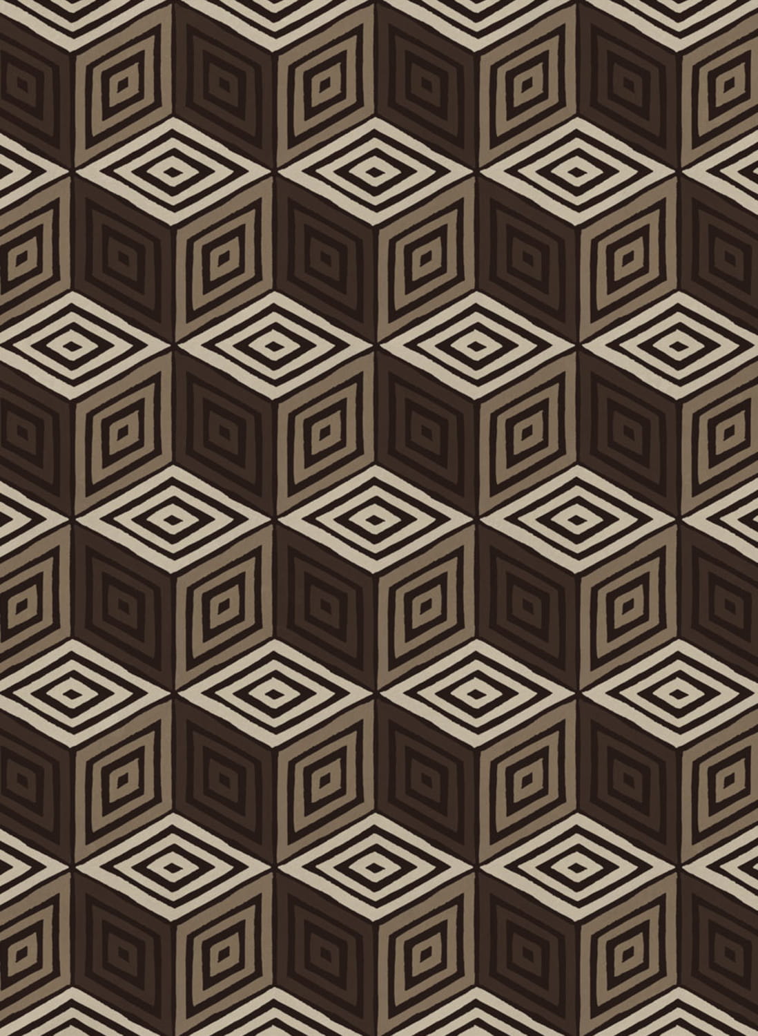Wandbild Chiara - Brown