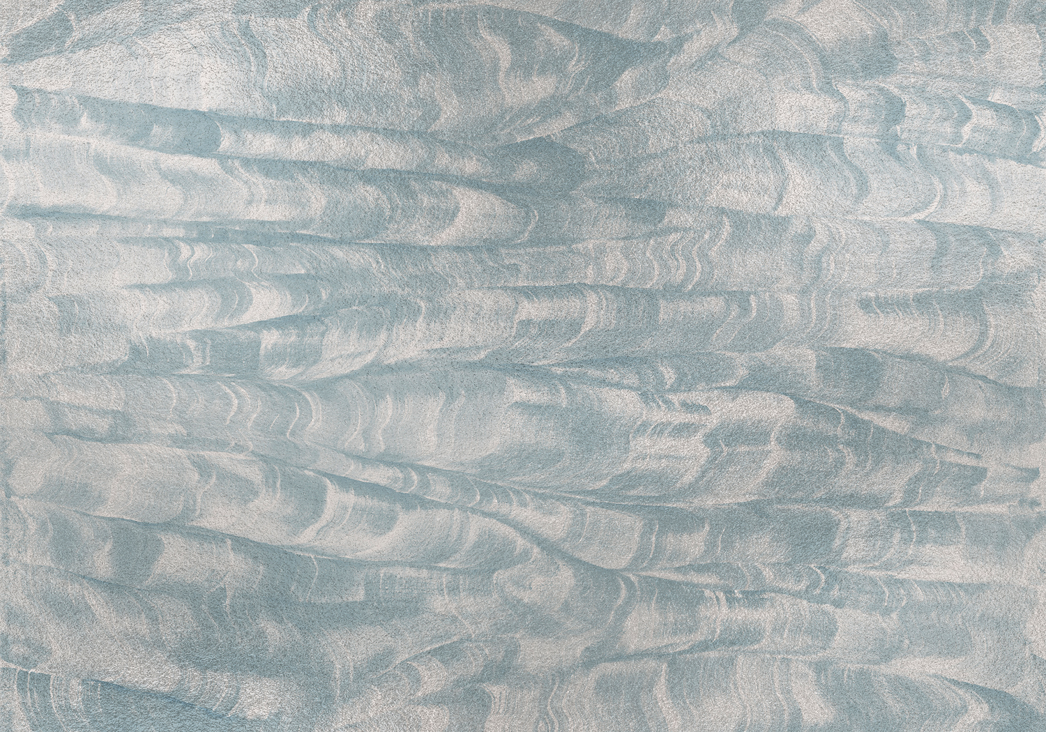 Wandbild Sand Waves Metallics - Silver