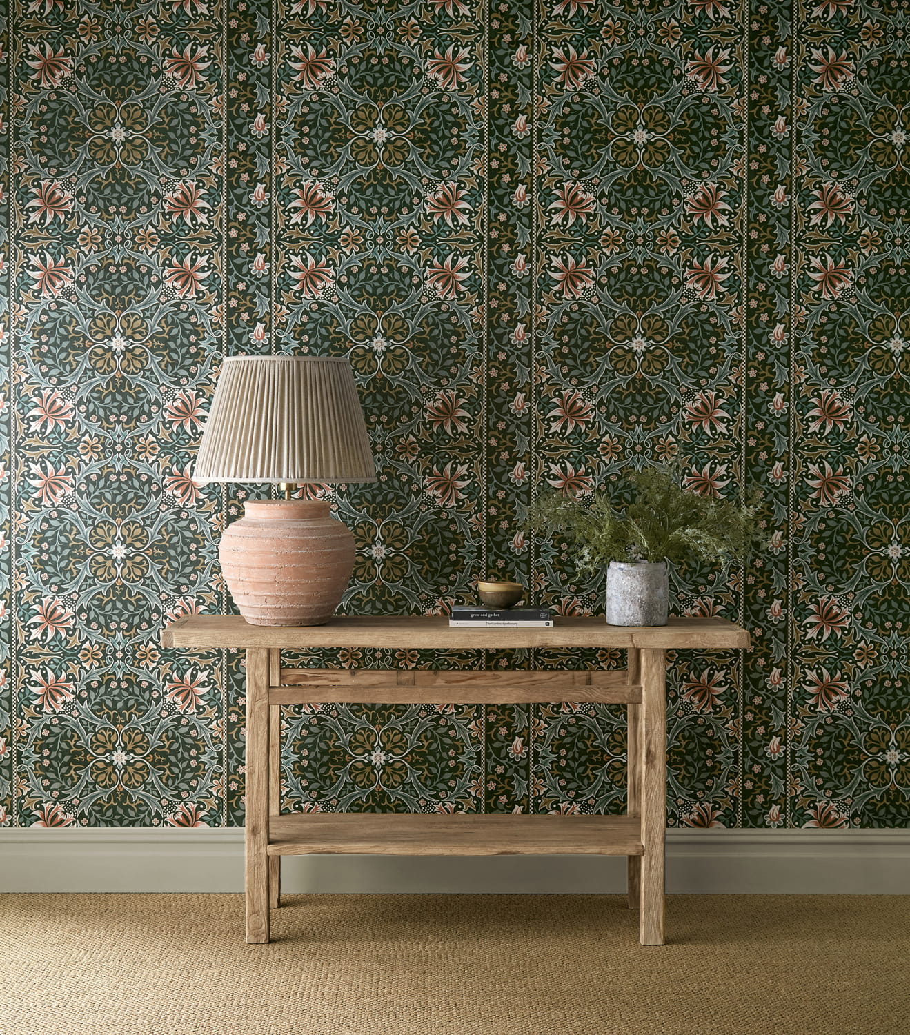 Tapete Walthamstow - Forest/ Teal