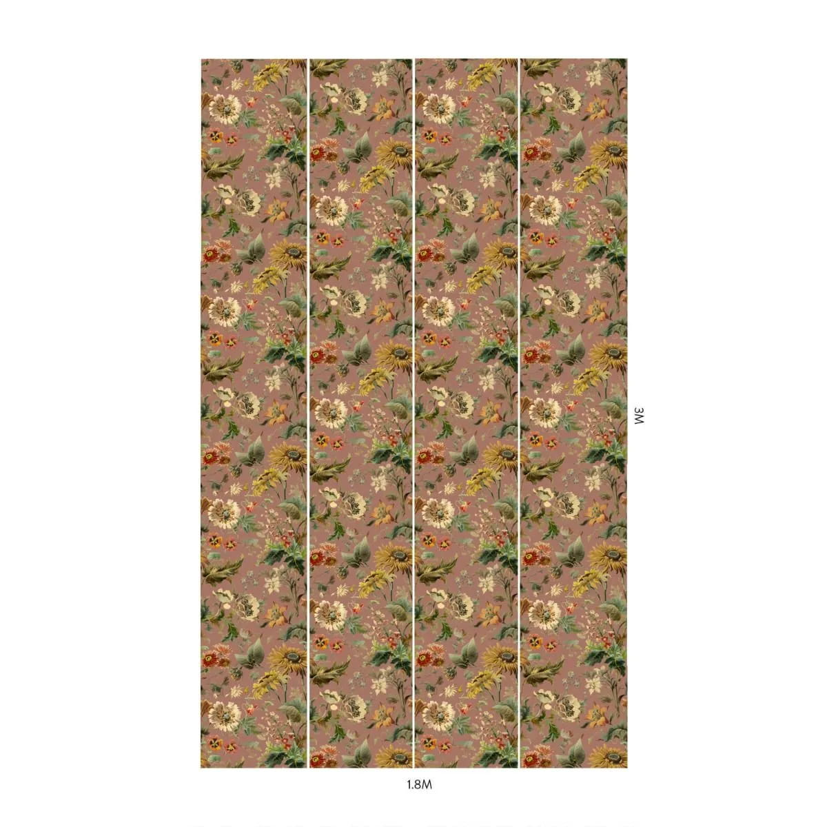 Wandbild Avalon - Puce-Pink