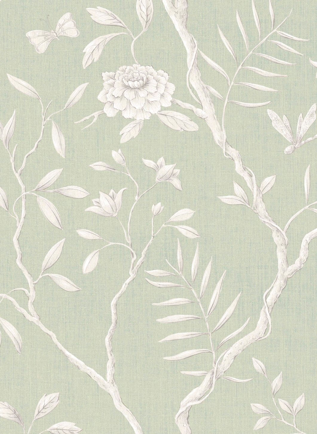 Wallpaper Jasper Peony - Eau de Nil
