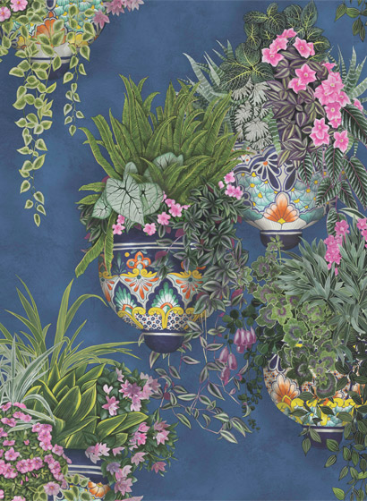 Tapete Talavera - Indigo
