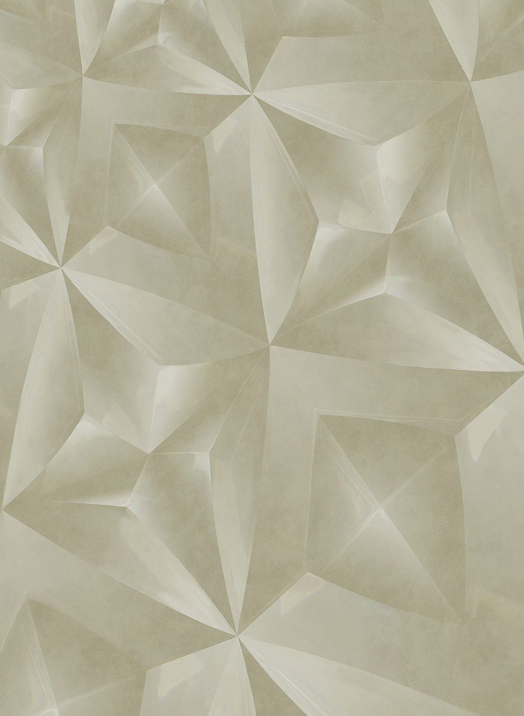 Wandbild Crystal - Sage Left