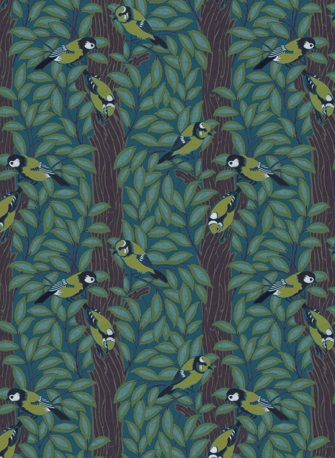 Wallpaper Le Chant des Oiseaux - Soir