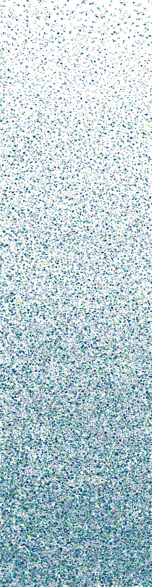 Wandbild Terrazzo - Bleu