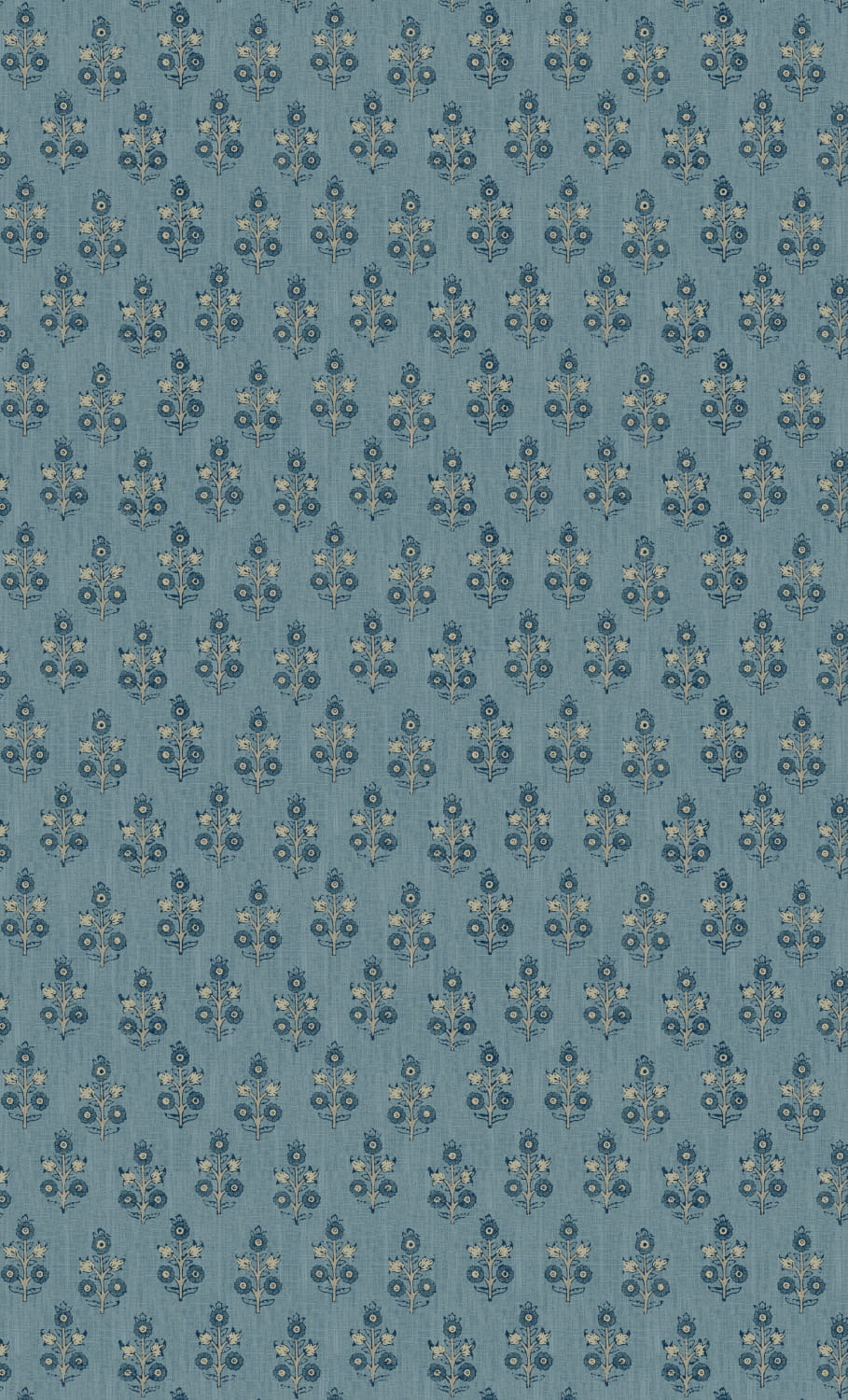 Tapete Poppy Sprig - Blue