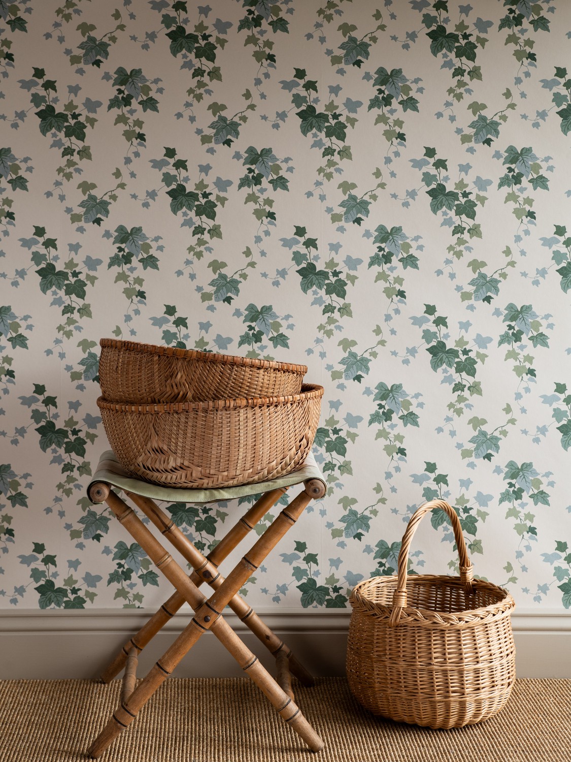 Wallpaper Ivy - Pagoda Green