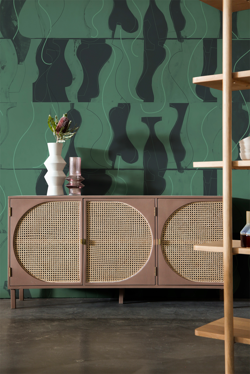 Wandbild Archeological - Malachite