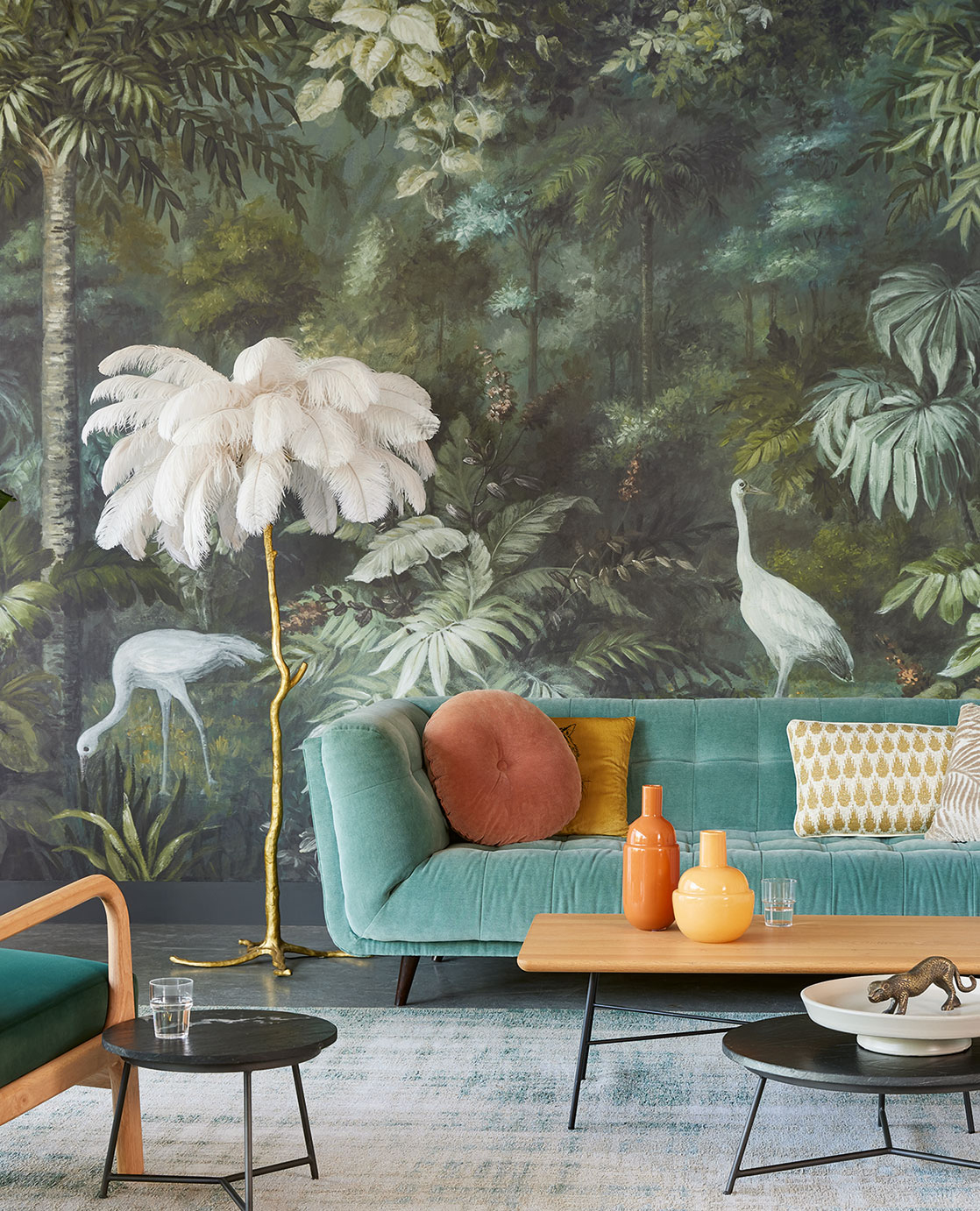 Wandbild Painted Paradise - Fauna