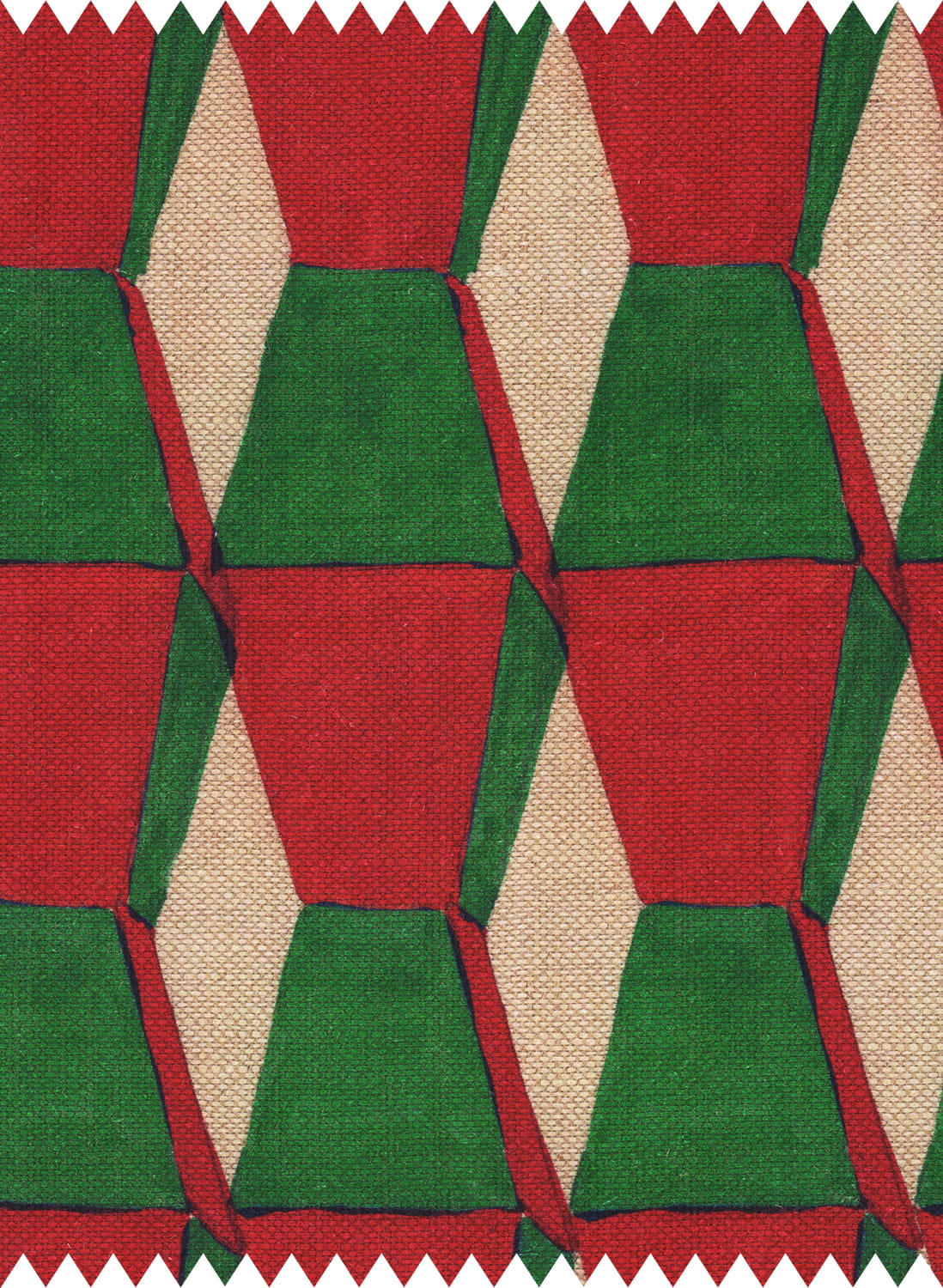 Stoff Endless Scarlet - Linen