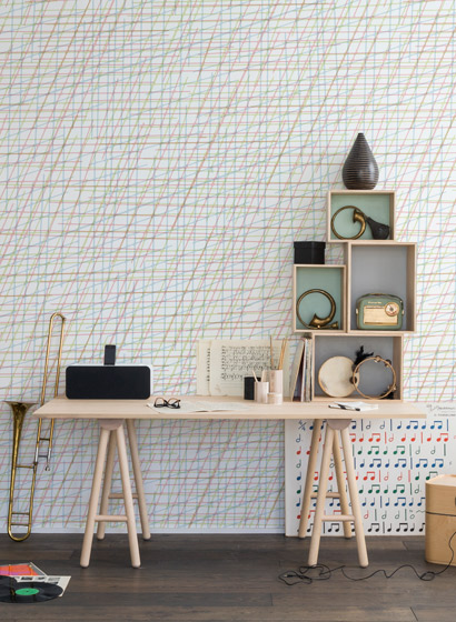 Wandbild Note Sheets