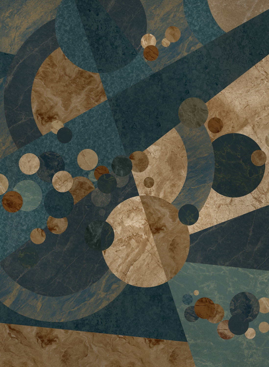 Wandbild Starfield - Silver