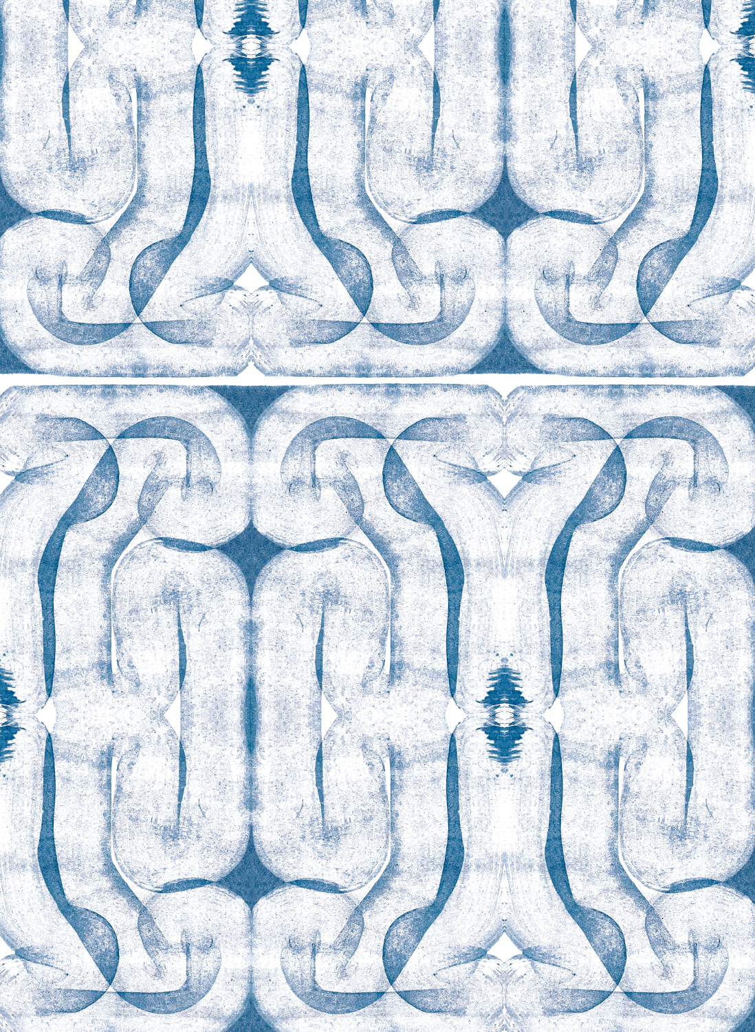 Tapete Infinity Strokes - Blue