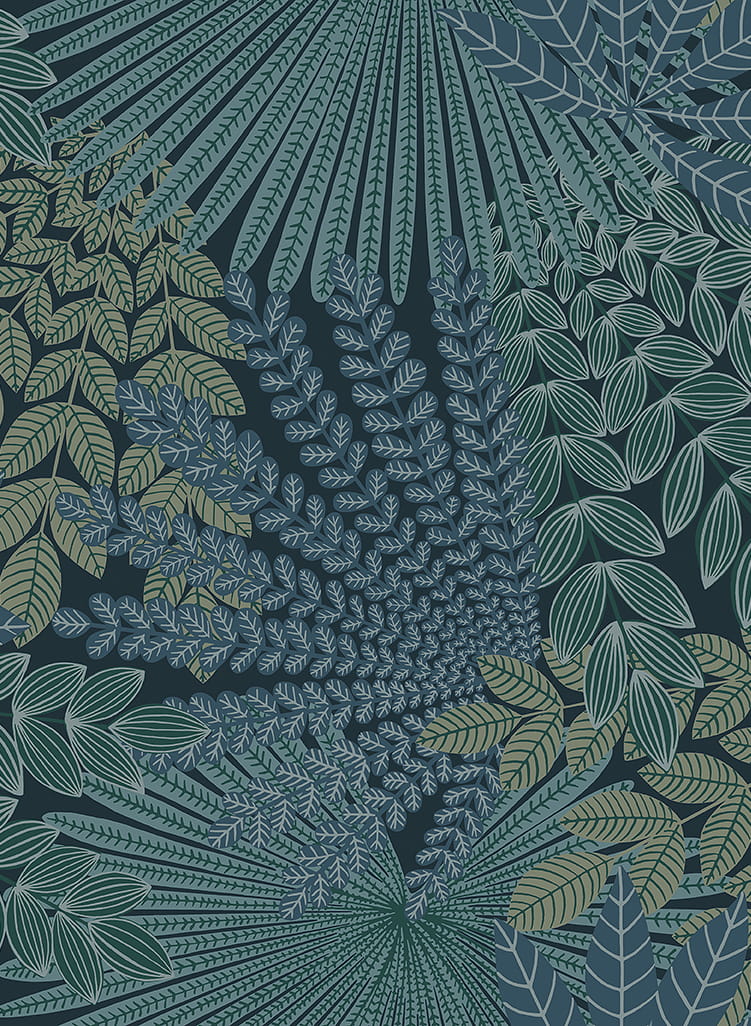 Tapete Velvet Leaves - 2261