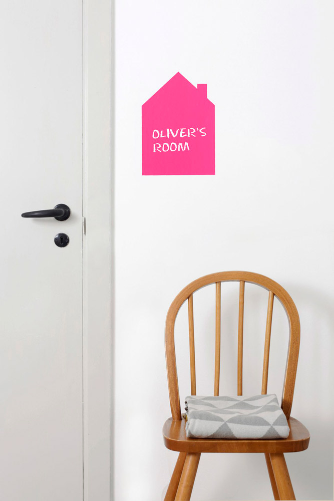 Wandsticker Mini House