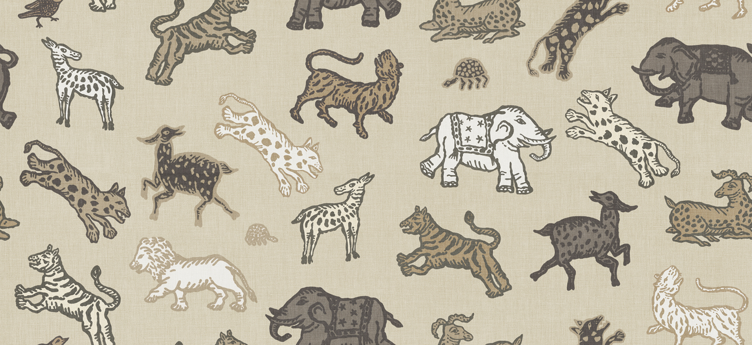 Wandbild Leonard - Beige