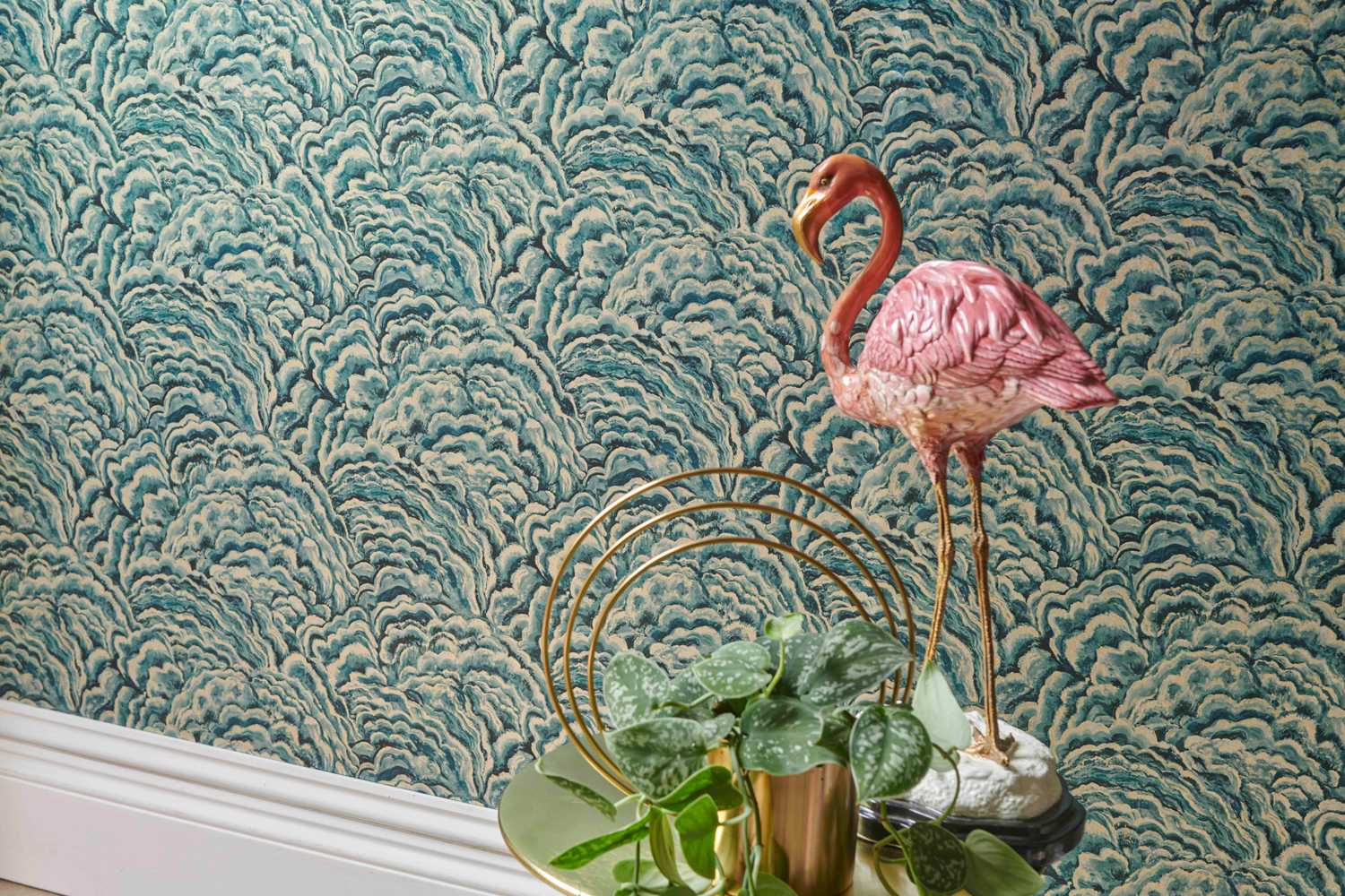 Tapete Lumino - Kingfisher/ Gilver