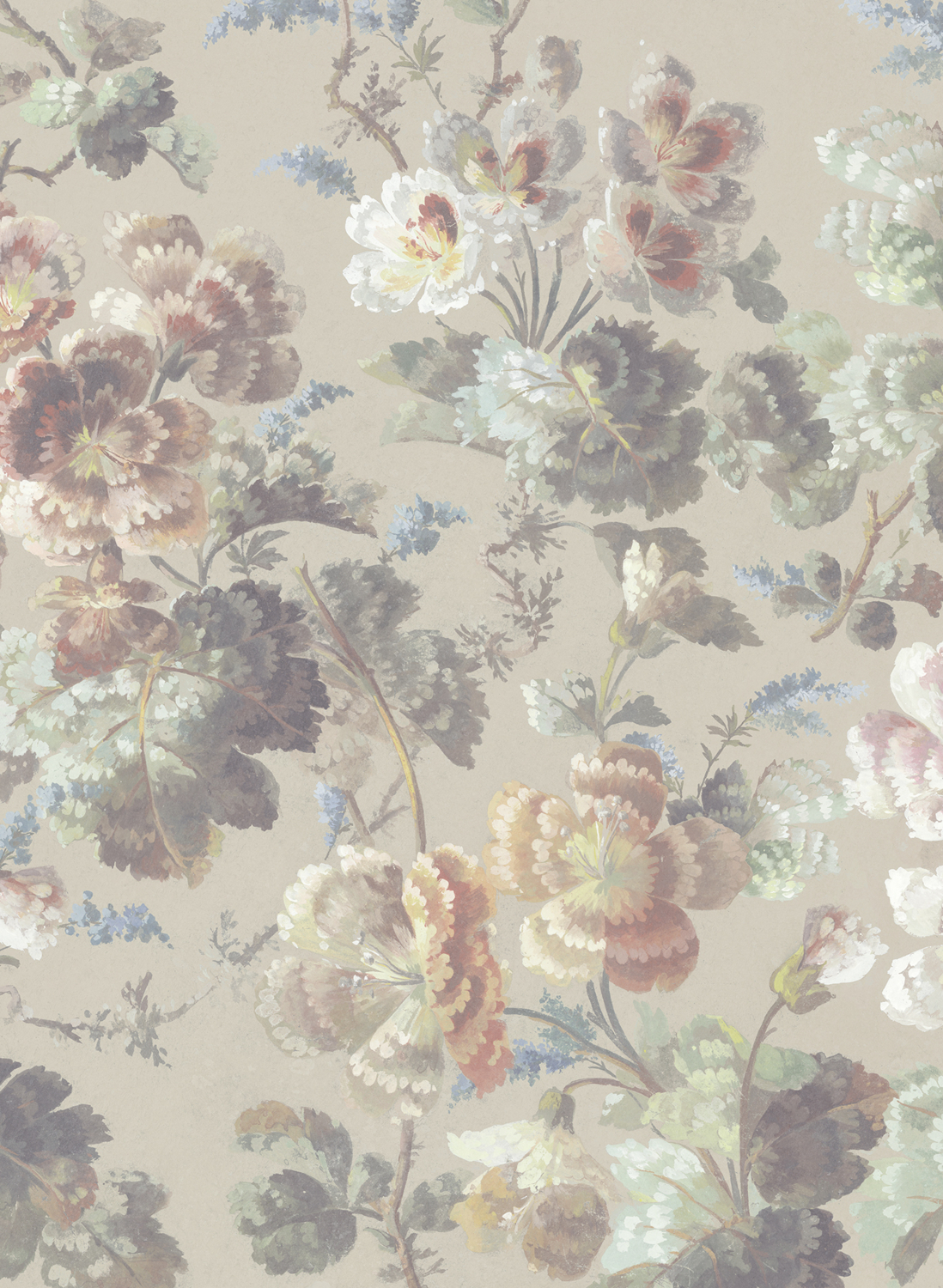 Wandbild Ines - Beige