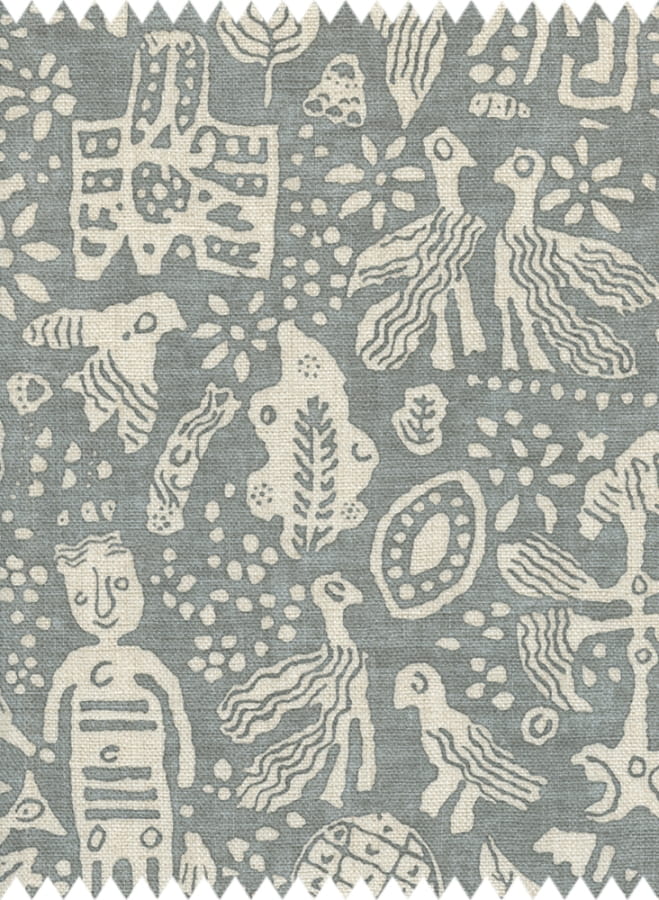 Fabric Minna Maze - Raffia | Raffia | 54053.3